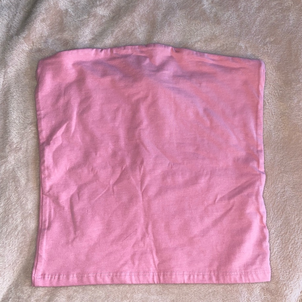 Pink cotton Tube top